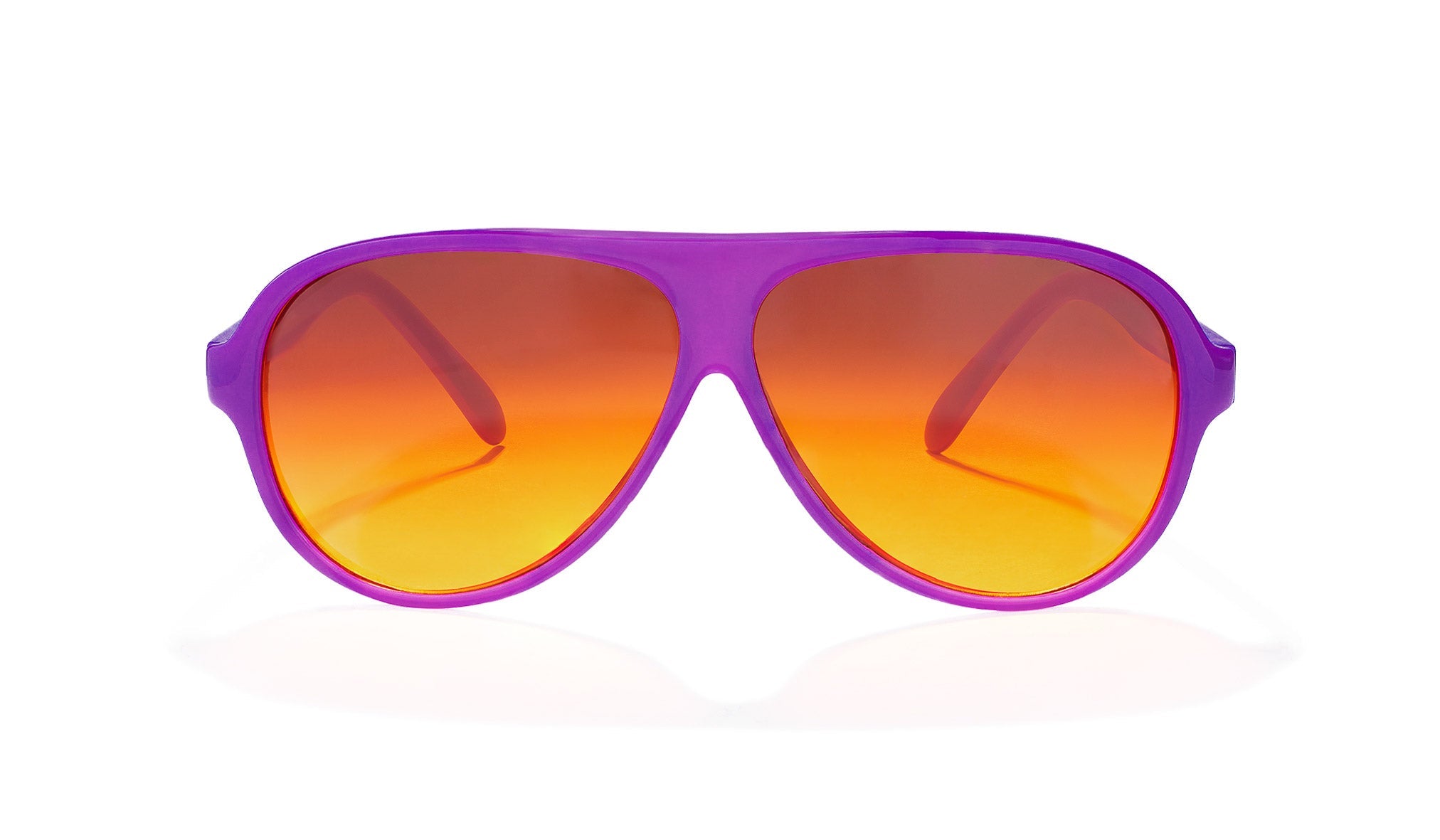 BluBlocker Original Aviator Sunglasses with Purple Frame and Amber Lens-Safety Glasses USA-3