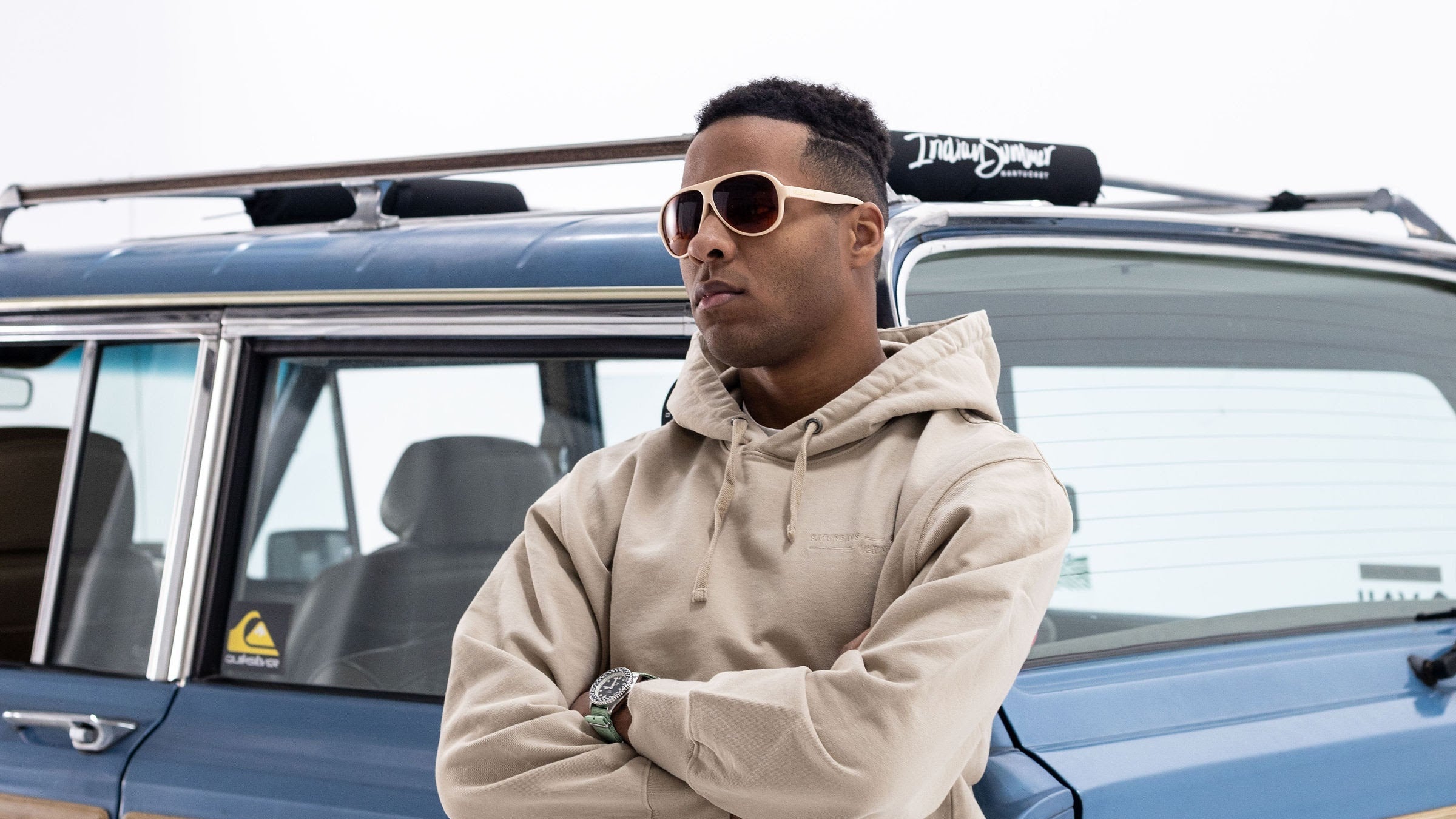 BluBlocker Original Aviator Sunglasses with Sand Frame and Amber Lens-Safety Glasses USA-4