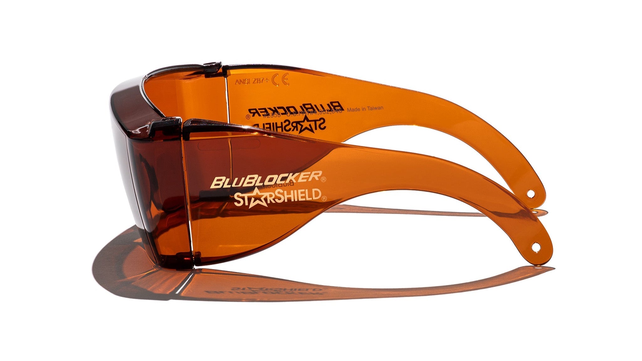 BluBlocker StarShield Safety Glasses with Amber Lens-Safety Glasses USA-5