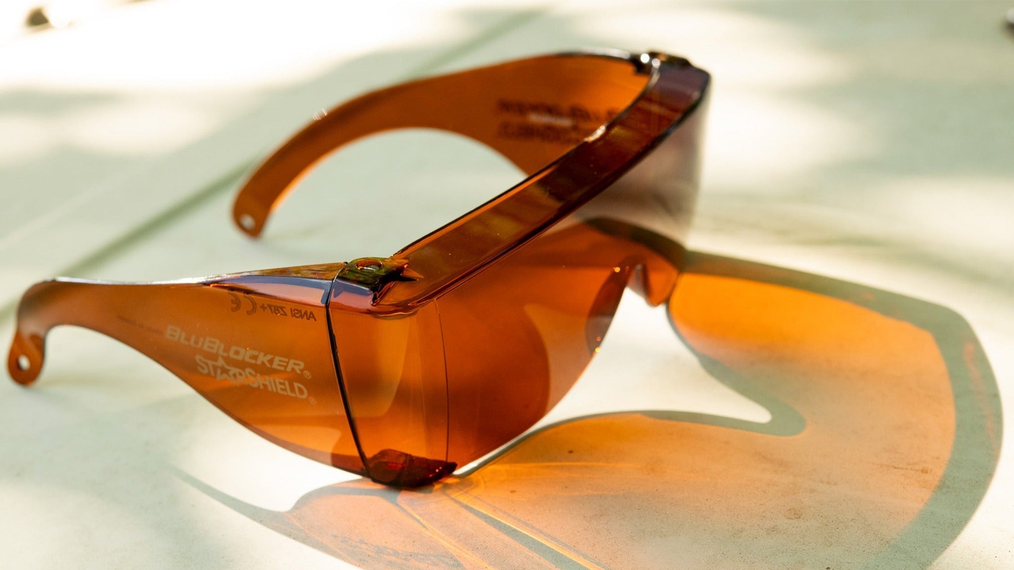 BluBlocker StarShield Safety Glasses with Amber Lens-Safety Glasses USA-9