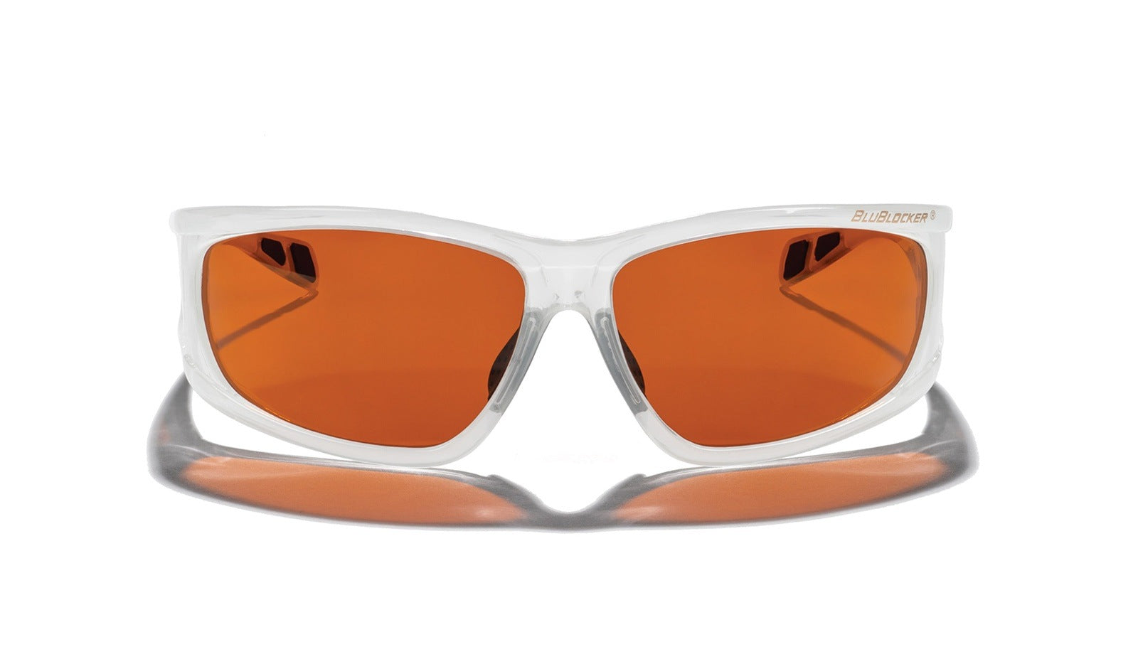 BluBlocker Viper Sunglasses with Frost Frame and Amber Lens-Safety Glasses USA-3