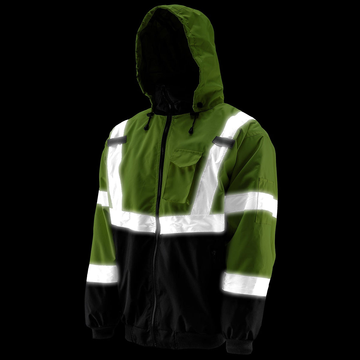 Lift Safety Hi-Viz Yellow Bomber Jacket