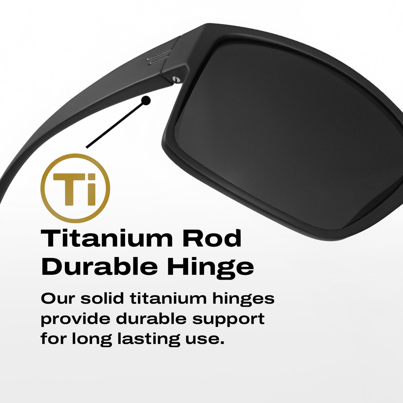 TOROE MOJAVE C3 Black Polarized Sunglasses