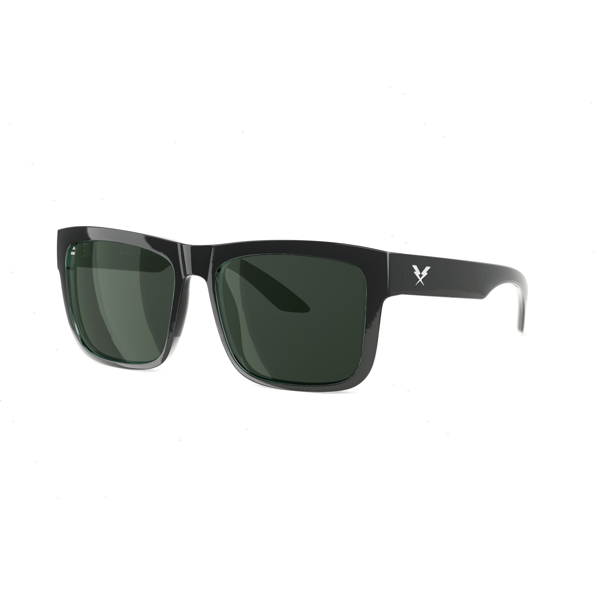 CO Eyewear Drifter Z87 Safety Glasses with Gloss Black Frame-dgo-Olive-Safety Glasses USA-7