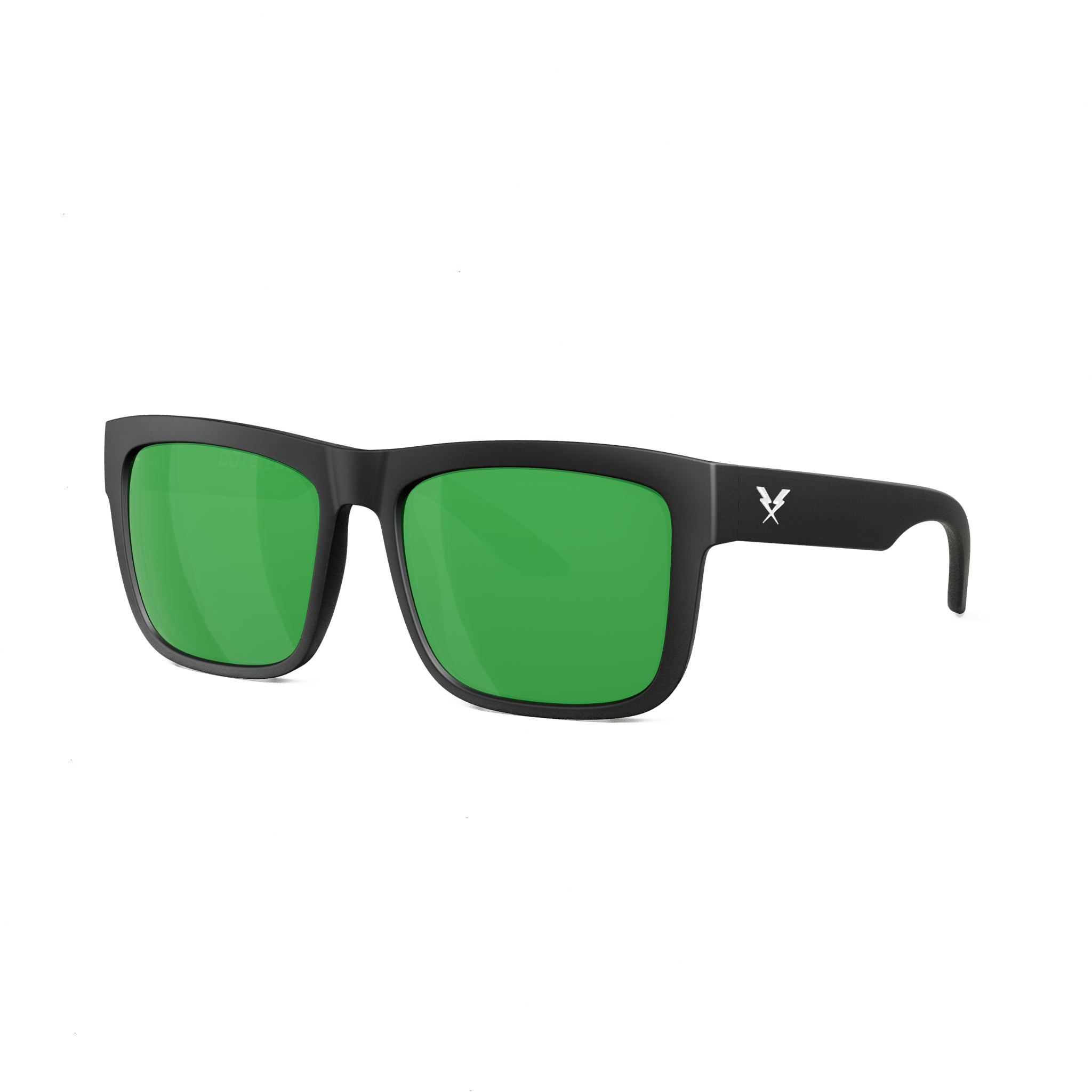 CO Eyewear Drifter Z87 Safety Glasses with Matte Black Frame-dmpg-Green Polarized-Safety Glasses USA-7