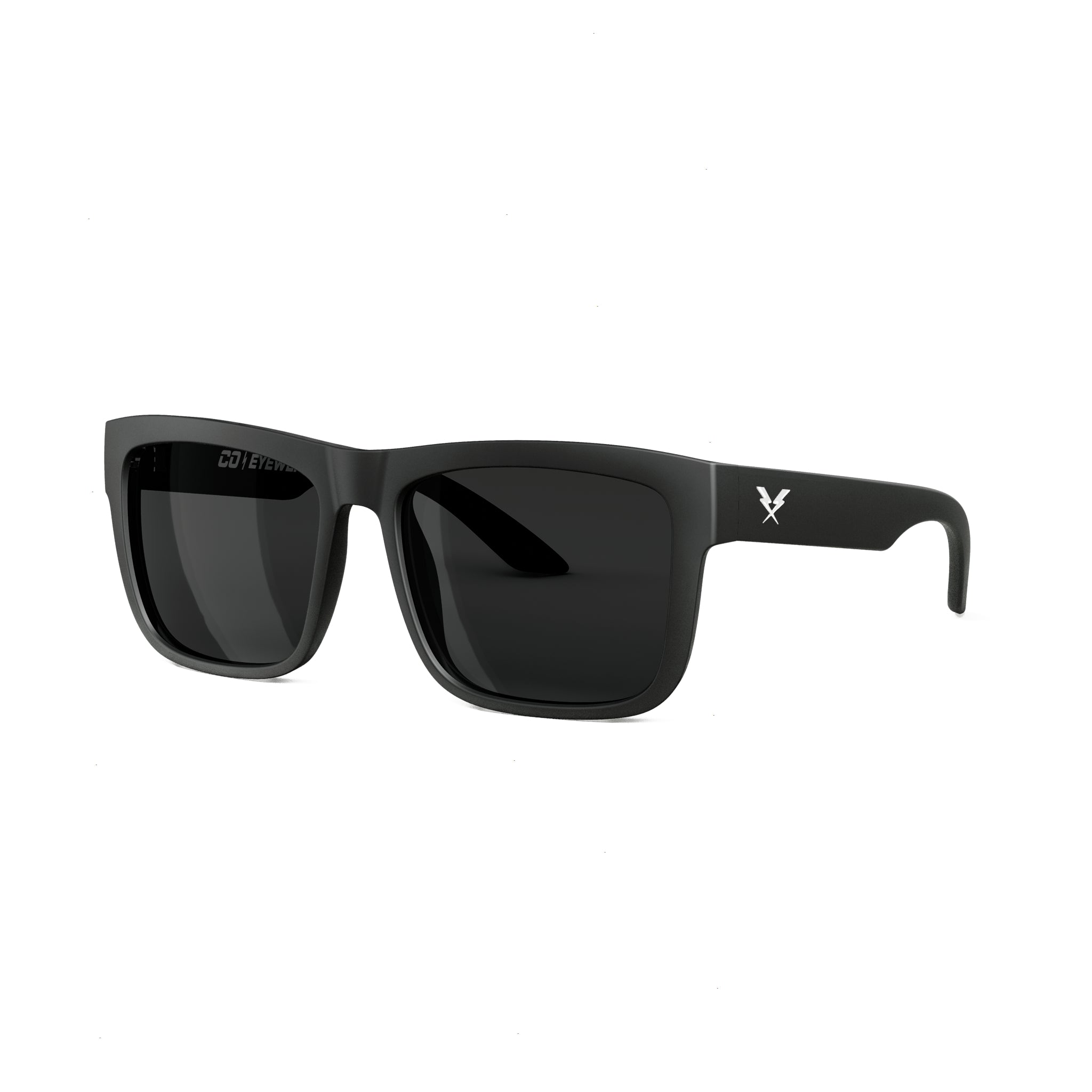 CO Eyewear Drifter Z87 Safety Glasses with Matte Black Frame-dms-Smoke-Safety Glasses USA-1