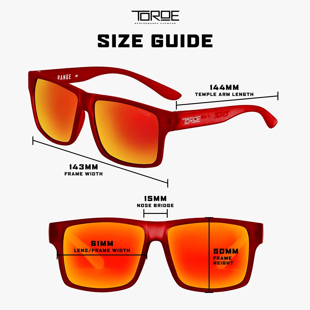 TOROE RANGE FROST RED Exclusive Edition Polarized Sunglasses-8