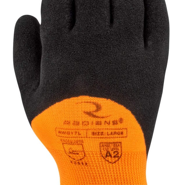 Radians RWG17 Cold Weather Gloves knuckle closeup view