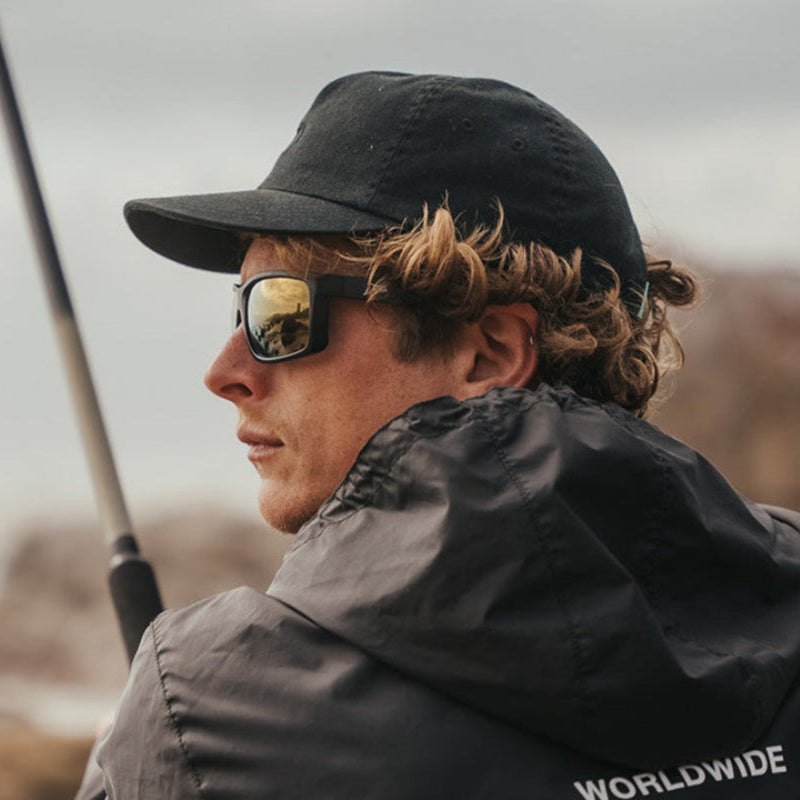 Detour Breach XL Z87+ Safety Glasses with Matte Black Frame and Polarized 24k Gold Lens-BREACH_XL-534-Safety Glasses USA-3