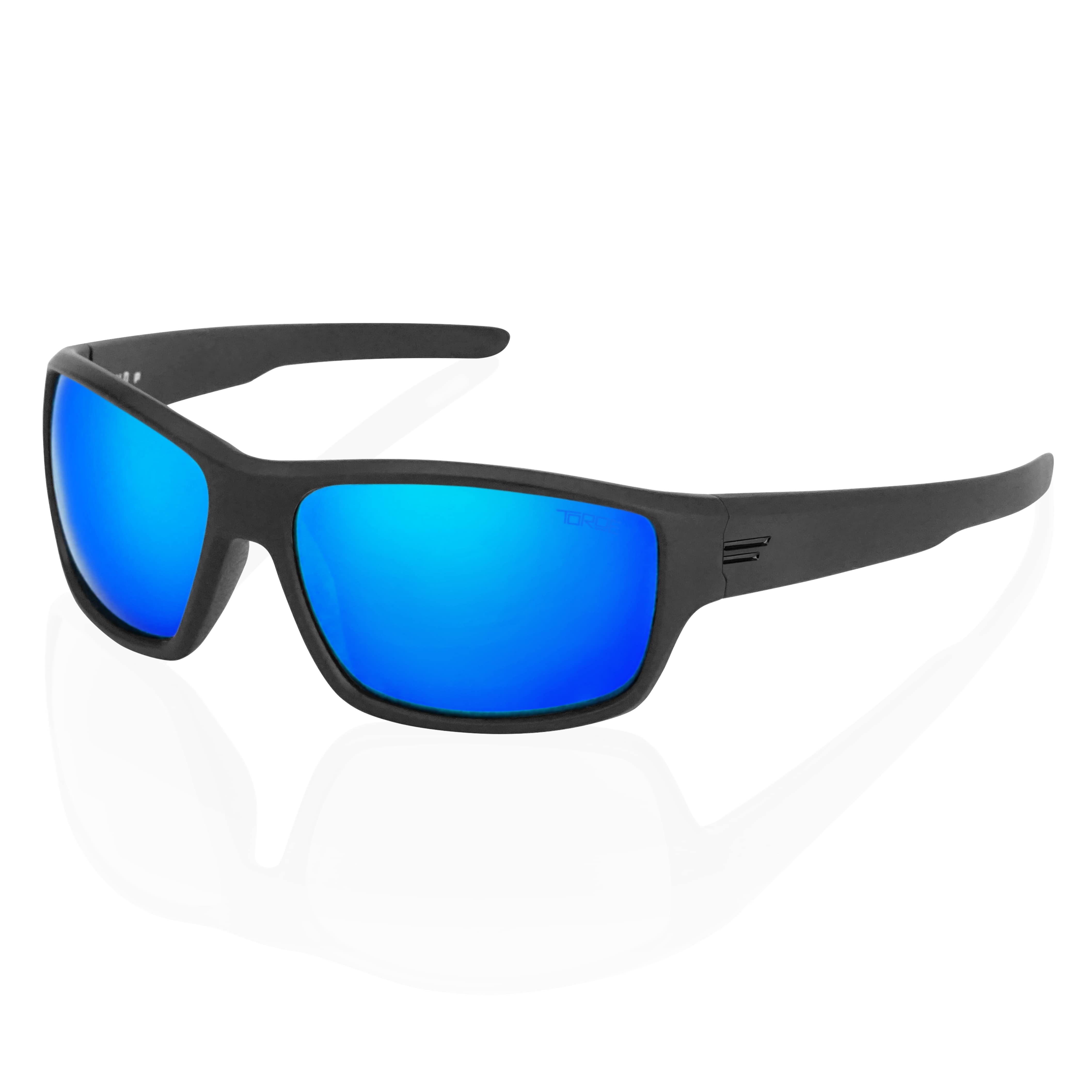 TOROE FIELD Polarized Sunglasses-FIELD-MBLK-B-BLU-Black-7