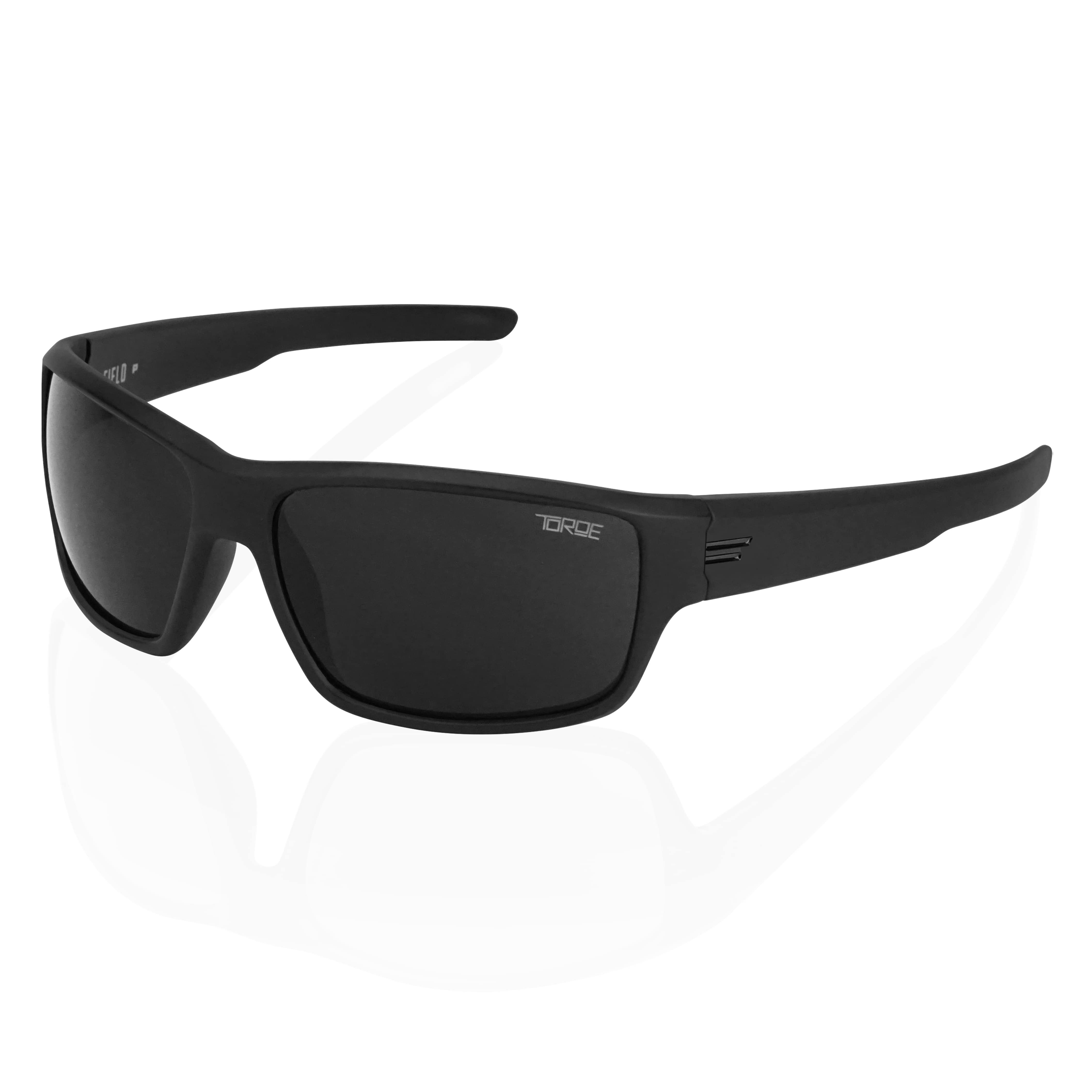 TOROE FIELD Polarized Sunglasses-FIELD-MBLK-B-C4-Black-1