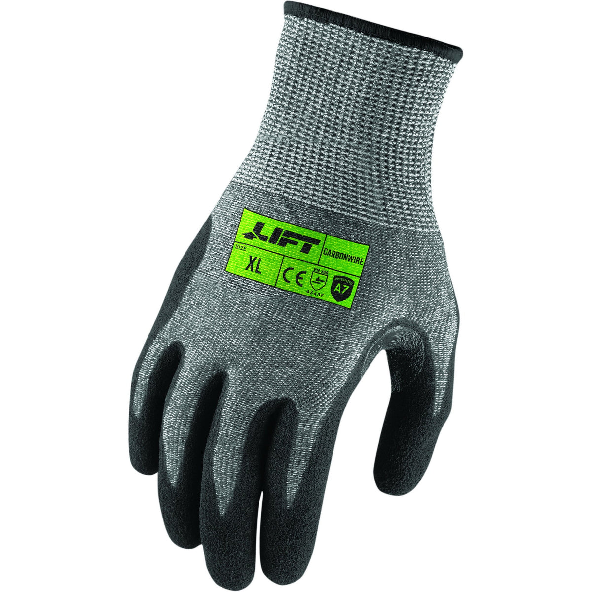 Lift Safety CarbonWire A7 Microfoam Nitrile Gloves