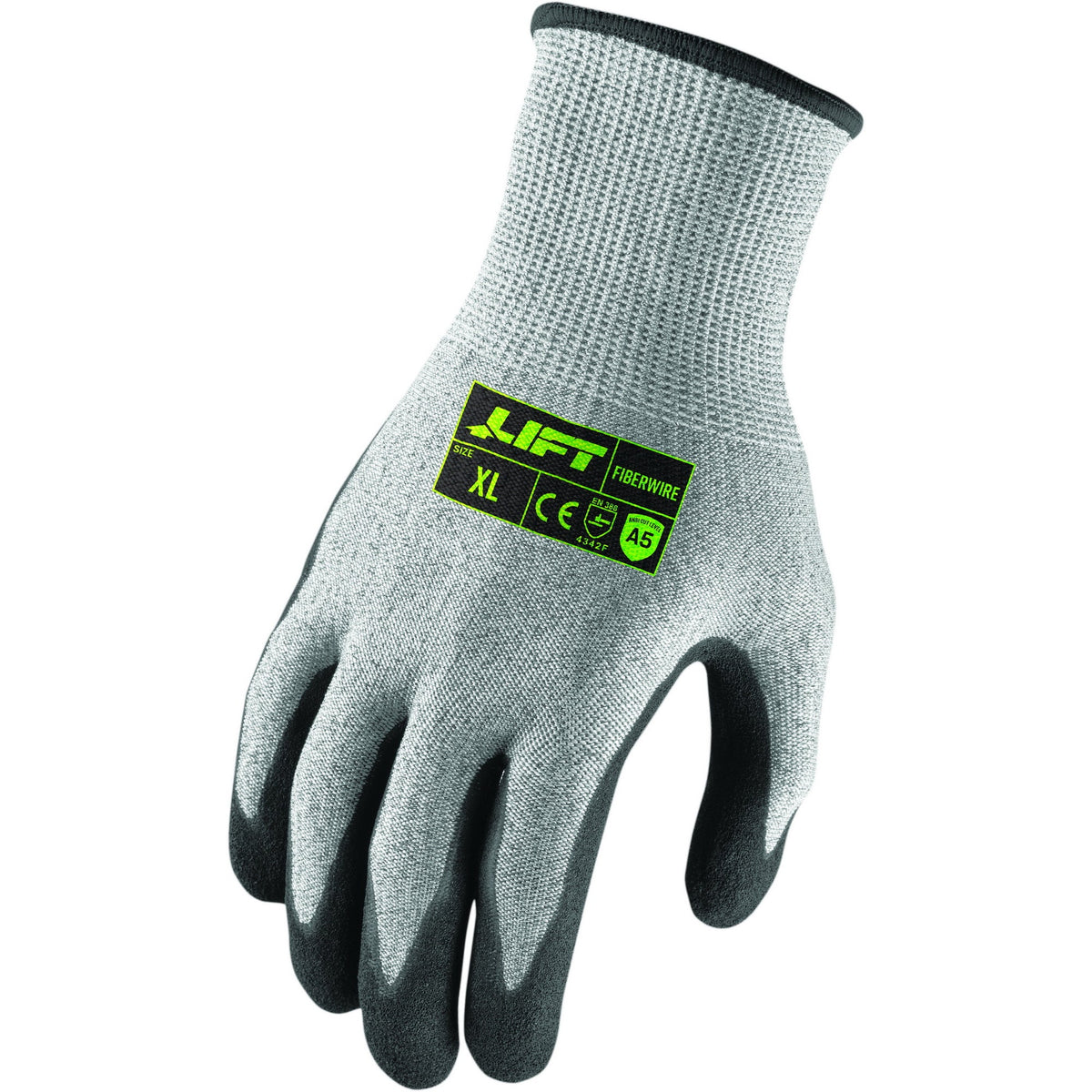 Lift Safety FiberWire A5 Nitrile Microfoam Gloves