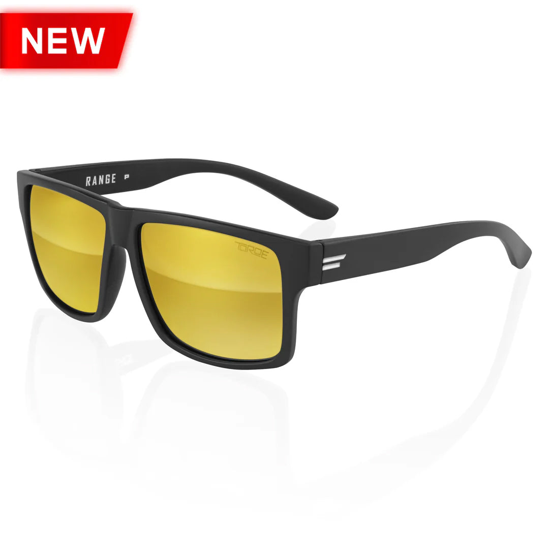 TOROE RANGE Polarized Sunglasses-RANGE-MBLK-W-GOLD-White-15