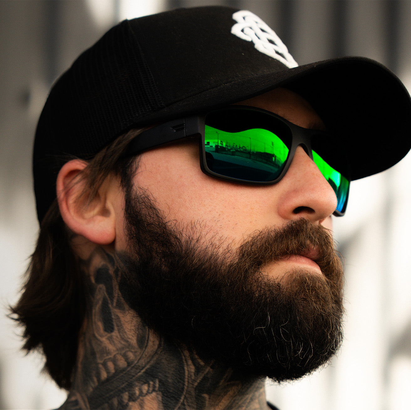 TOROE MOJAVE Green Mirror Polarized Sunglasses
