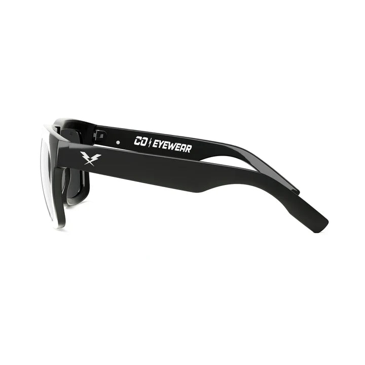 CO Eyewear Hard Money Z87 XL Safety Glasses with Gloss Black Frame-Safety Glasses USA-8