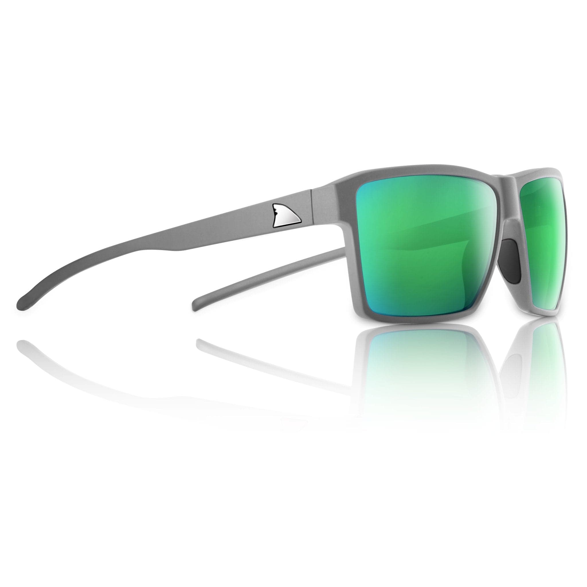 RedFin Hatteras Polarized Fishing Sunglasses-Matte Gray-Mangrove Green-sku-43193787220145-Safety Glasses USA-21