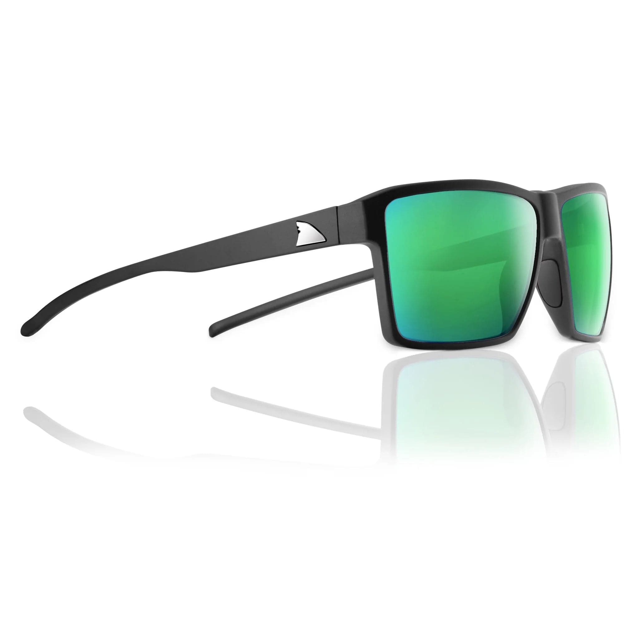 RedFin Hatteras Polarized Fishing Sunglasses-Matte Black-Mangrove Green-sku-43540036845745-Safety Glasses USA-28