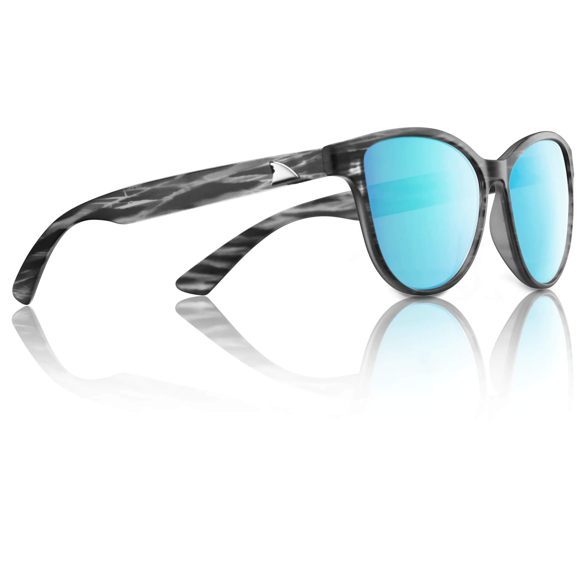 RedFin Hilton Polarized Fishing Sunglasses-2205-Matte Black Ice - Gulf Blue-Safety Glasses USA-2