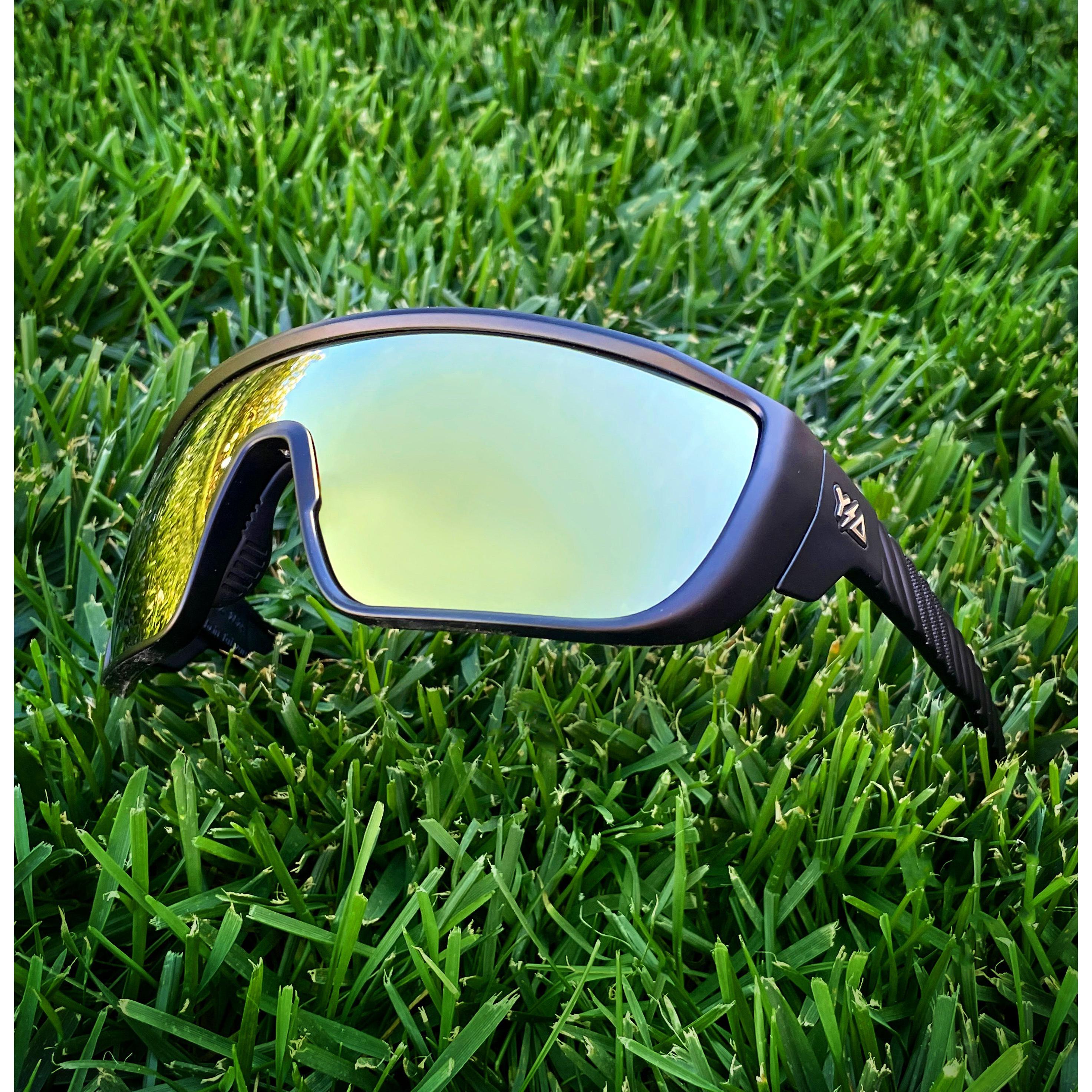 Wye Delta Z87+ Conductors Amber Gold Mirror Safety Glasses-Safety Glasses USA-5