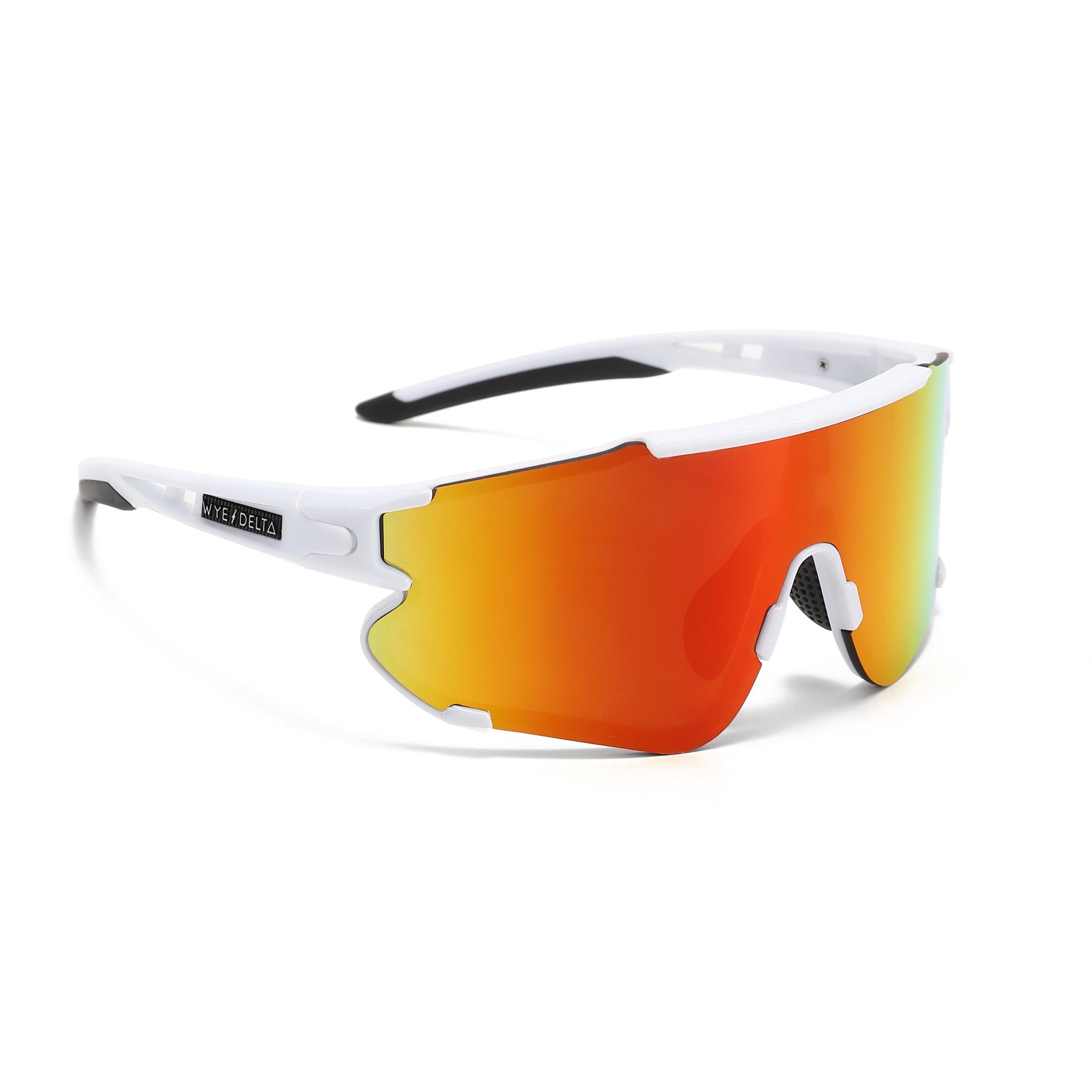Wye Delta Z87+ HiViz White Red Revo Safety Glasses-Safety Glasses USA-5