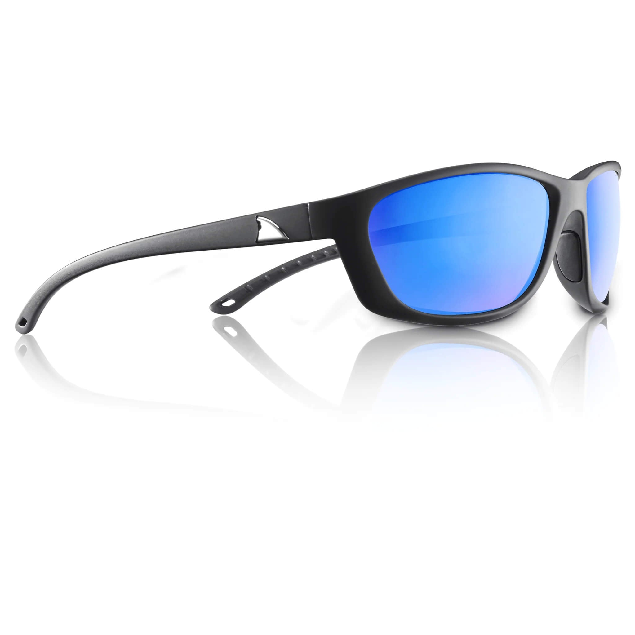 RedFin Keewaydin Polarized Fishing Sunglasses-sku-44949532147889-Matte Black - Coastal Blue-Safety Glasses USA-3