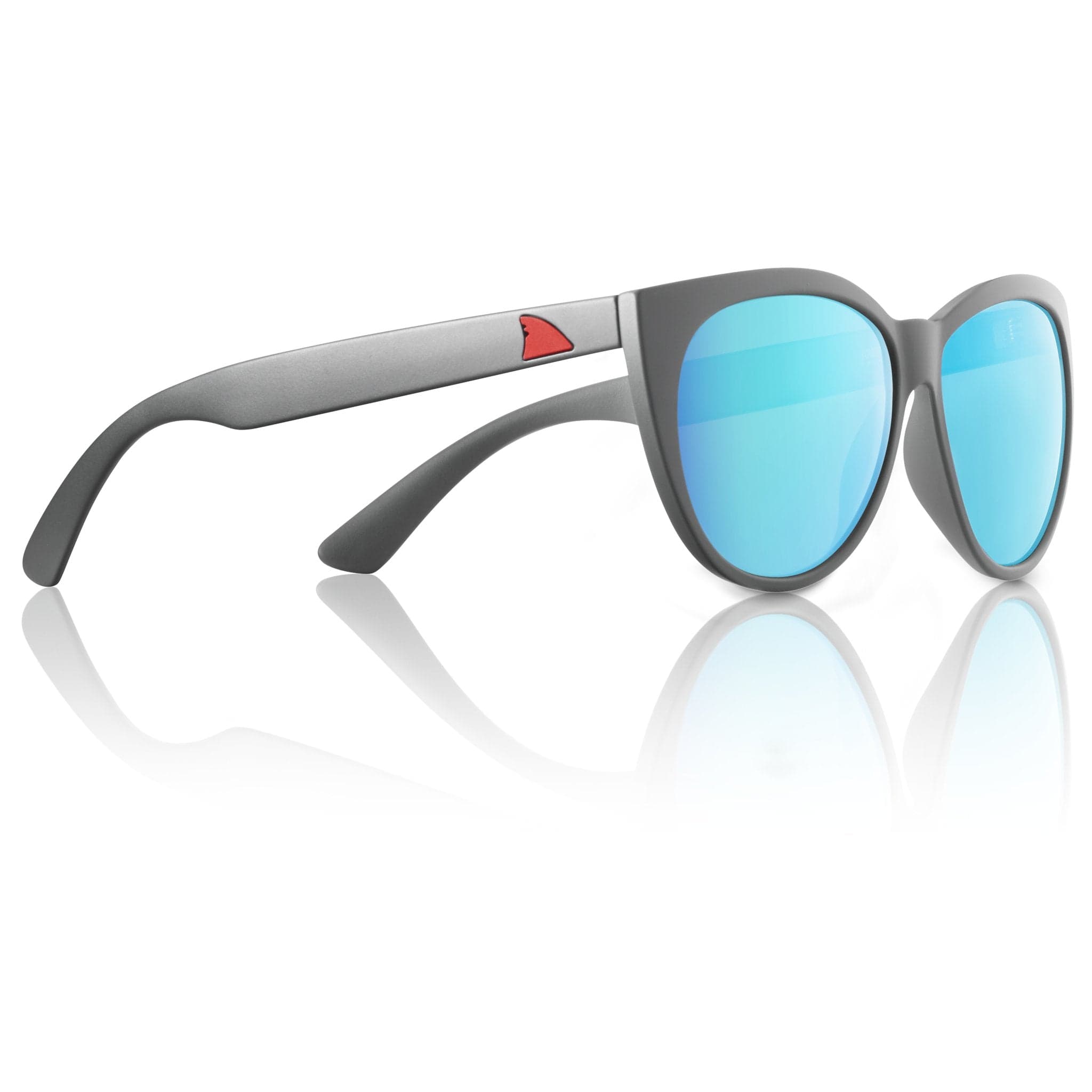 RedFin Key Largo Polarized Fishing Sunglasses-Matte Gray - Gulf Blue-sku-43144715403441-Safety Glasses USA-9