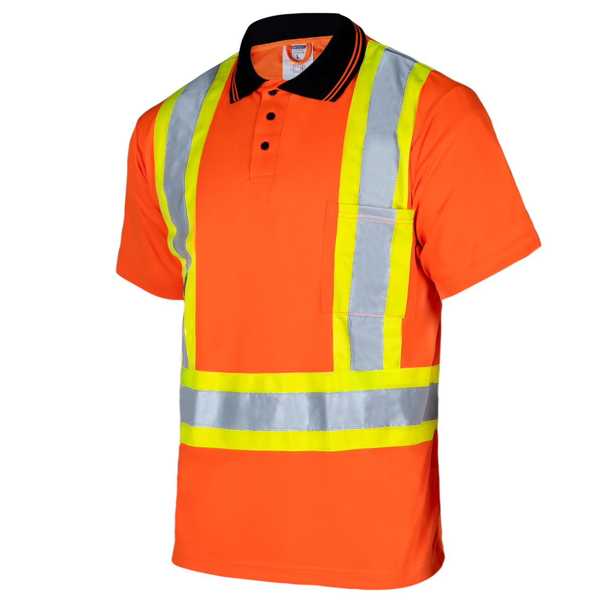 Jorestech Hi-Vis Reflective Two-Tone Safety Polo Shirt