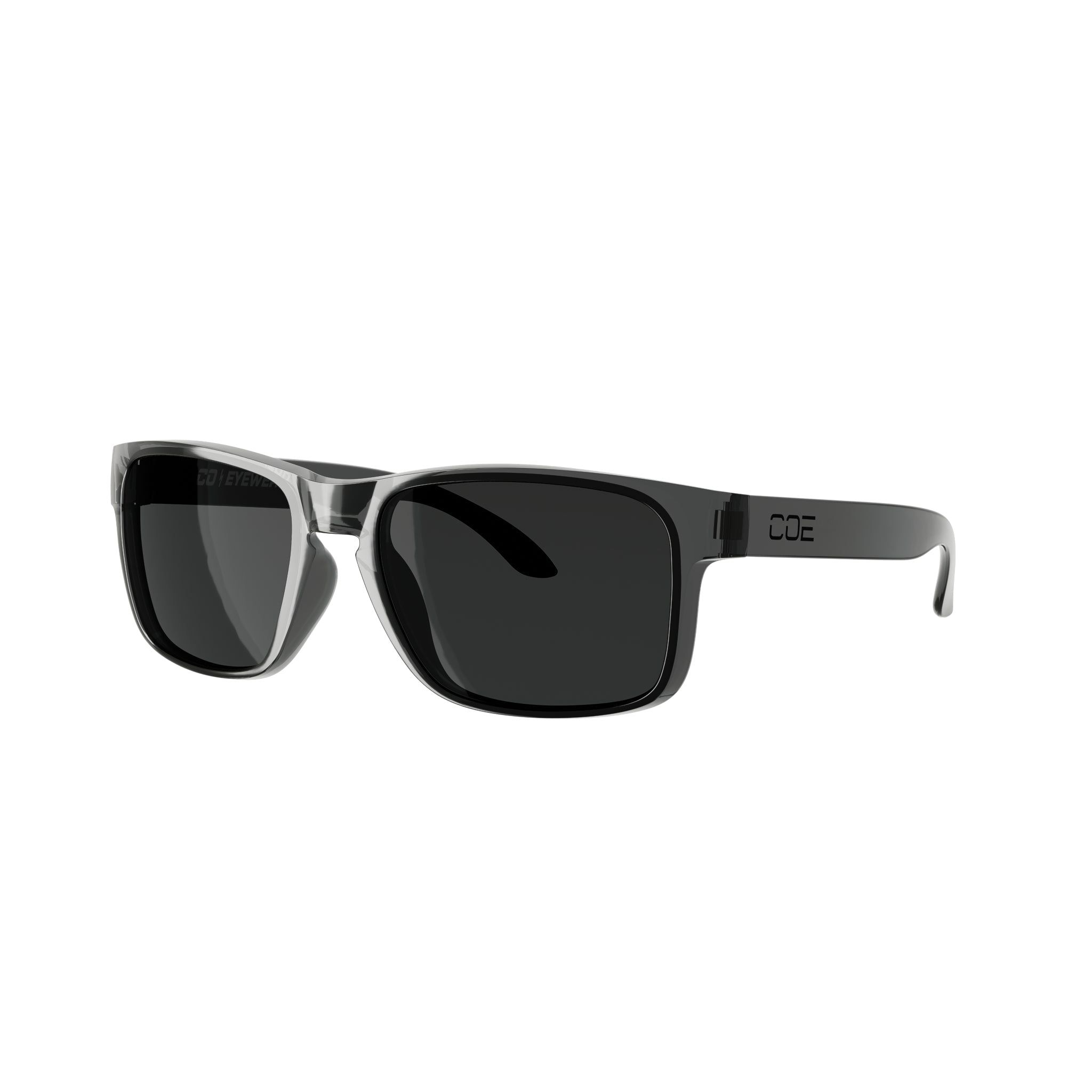 CO Eyewear Loki Z87 Safety Glasses with Matte Black Frame-lokigs-Smoke-Safety Glasses USA-1