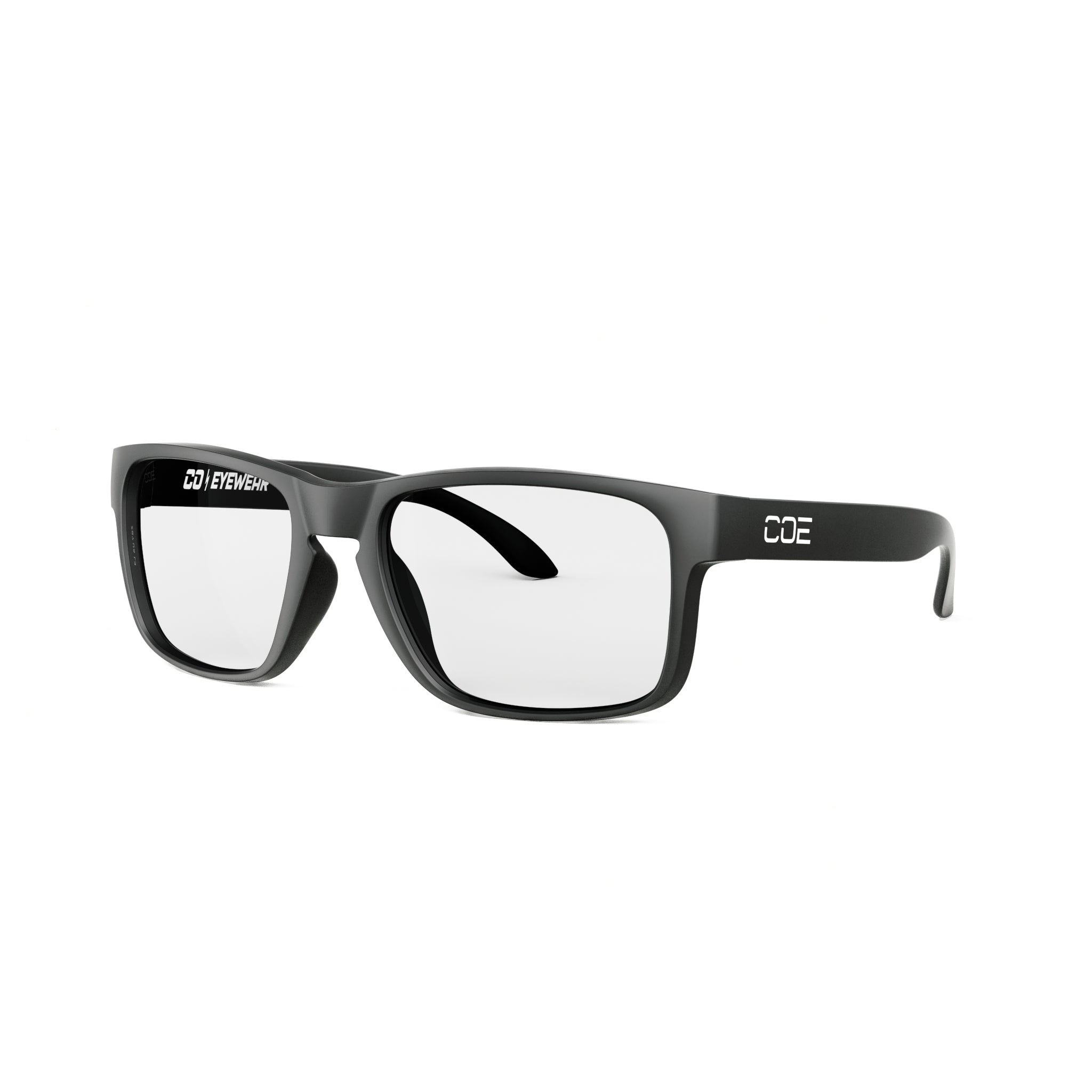 CO Eyewear Loki Z87 Safety Glasses with Matte Black Frame-lokicc-Clear-Safety Glasses USA-9