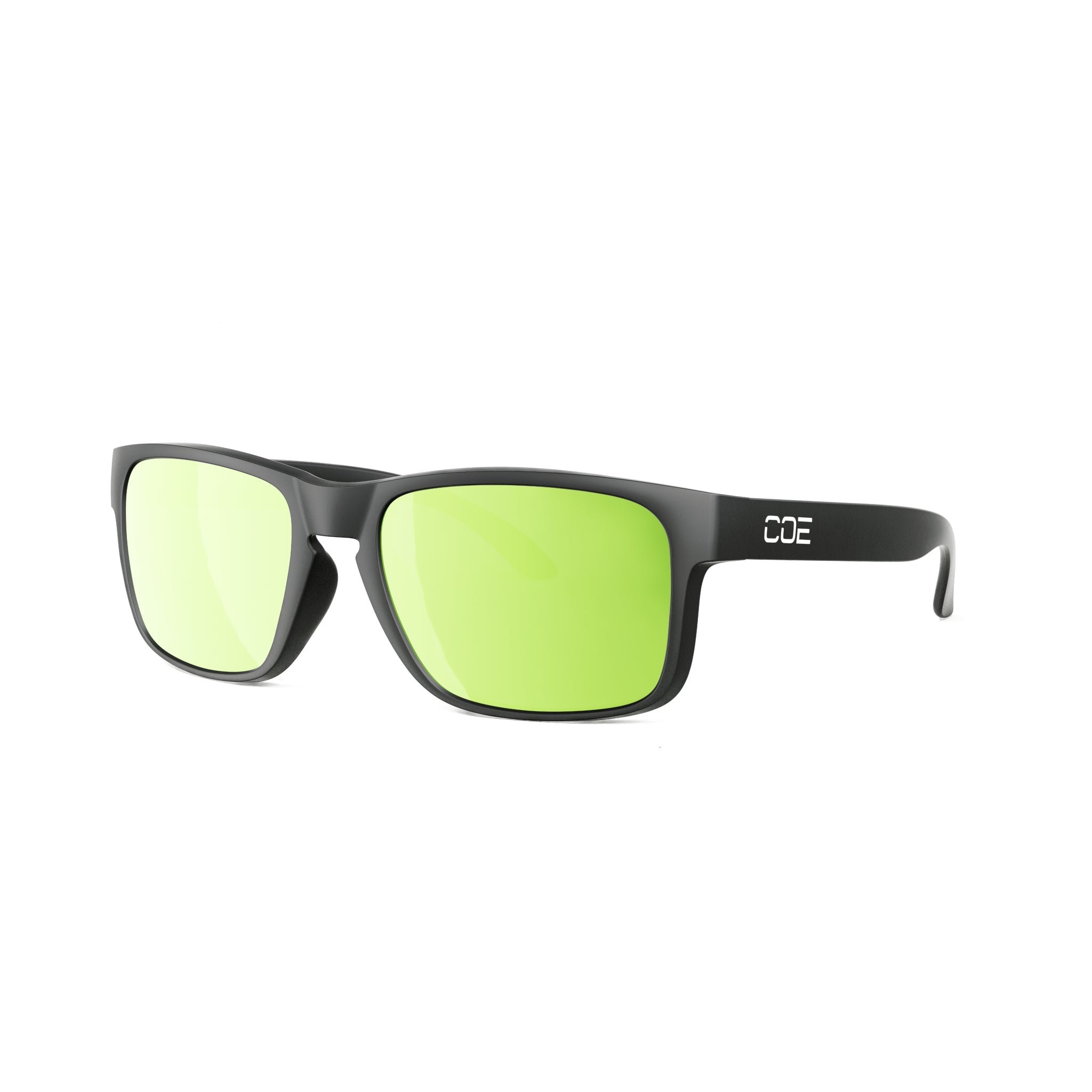 CO Eyewear Loki Z87 Safety Glasses with Matte Black Frame-lokigreen-Green Polarized-Safety Glasses USA-6