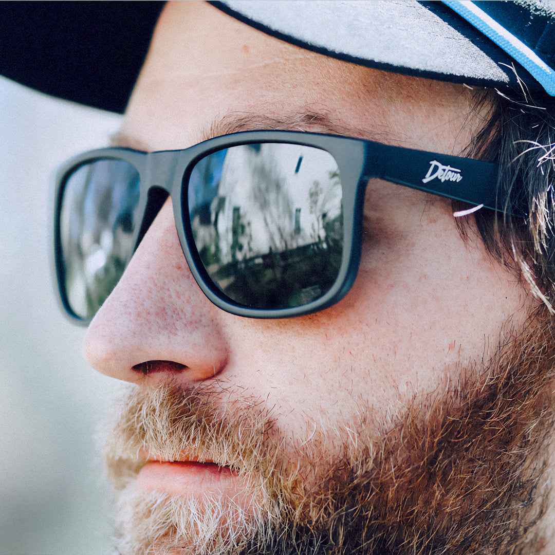 Detour Eminence Z87 Safety Glasses with Matte Black Frame and Jet Black Lens-Safety Glasses USA-2