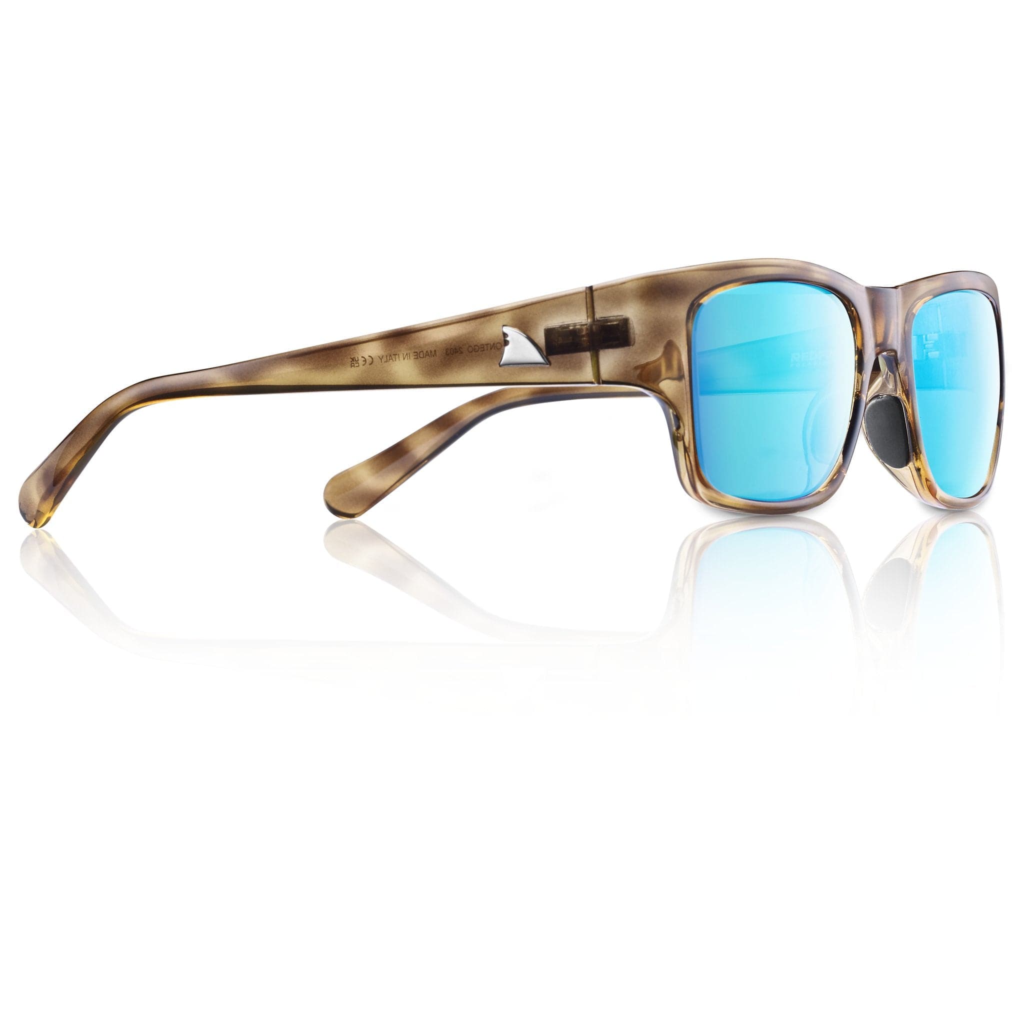 RedFin Montego Polarized Fishing Sunglasses-Golden Tortoise-Gulf Blue-sku-43202014150833-Safety Glasses USA-4