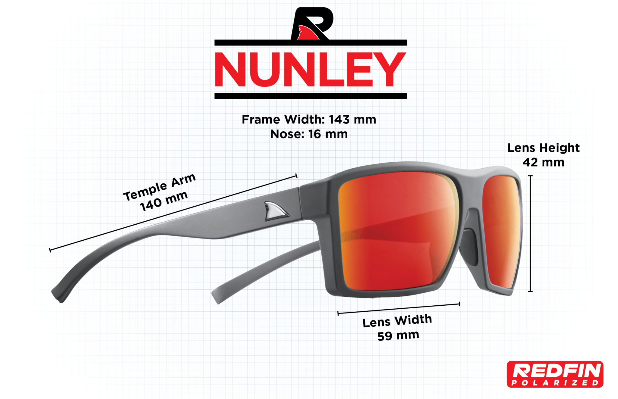 RedFin Nunley Edition Polarized Fishing Sunglasses-Safety Glasses USA-3