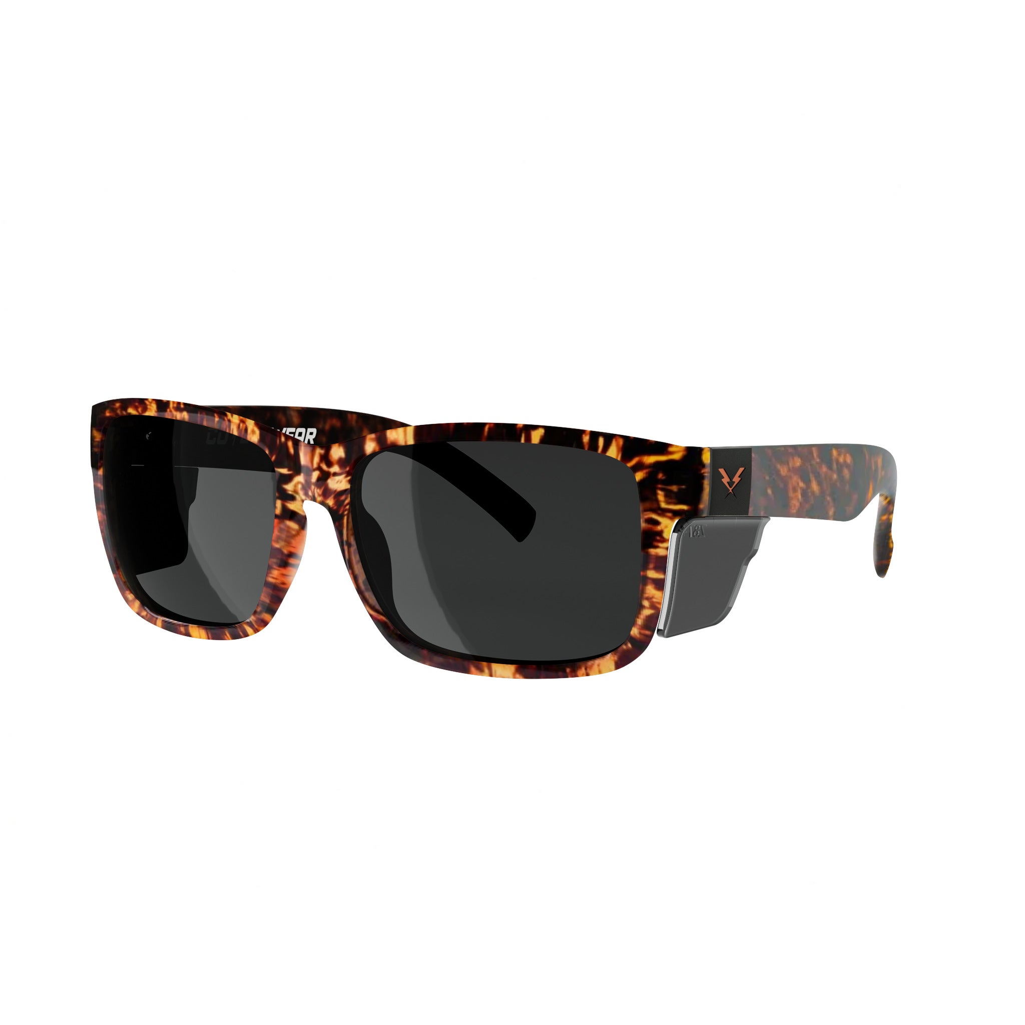 Co Eyewear Oiler Z87+ Safety Glasses with Matte Black Frame