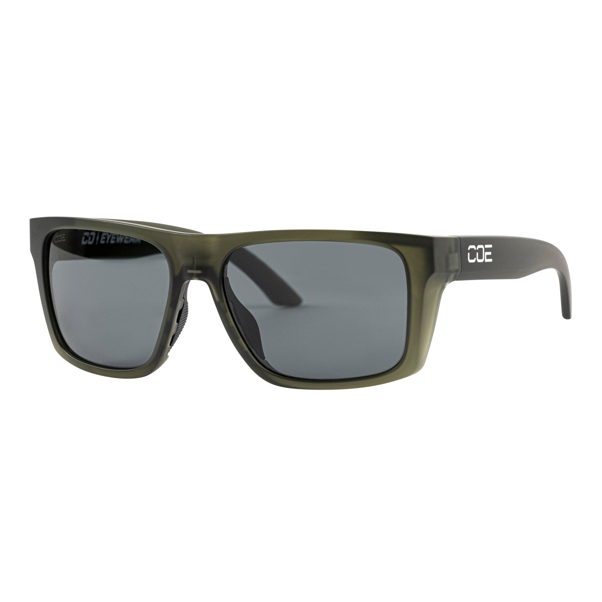 CO Eyewear Outrigger Z87+ Safety Glasses with Matte Moss Frame