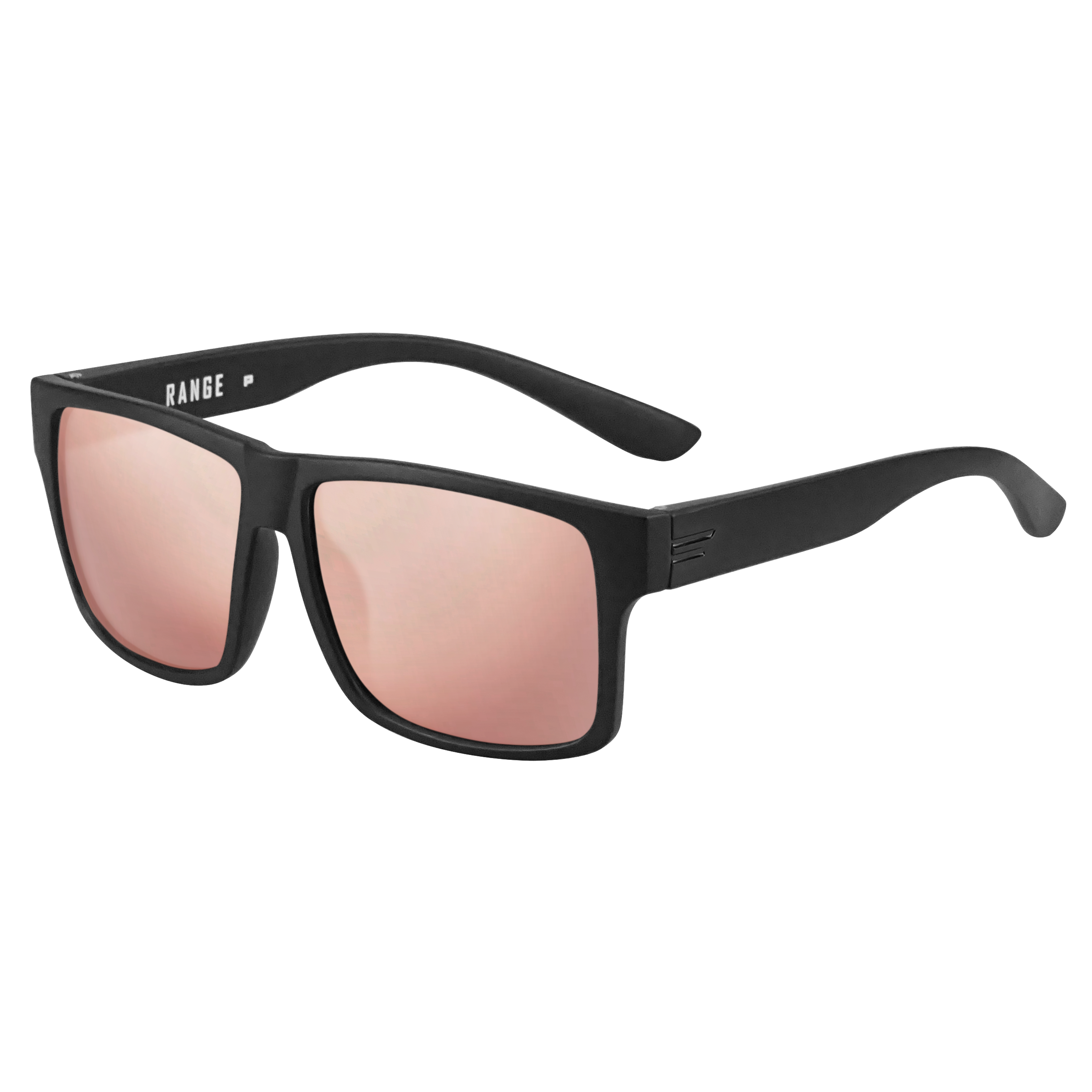 TOROE RANGE Limited Pink Polarized Sunglasses-RANGE-MBLK-B-RPNK-Black-9