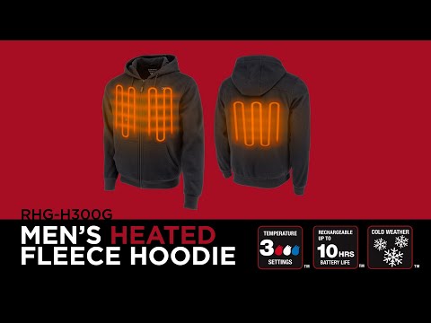 Radians RHG-H300 Men's Heated Fleece Hoodie Video