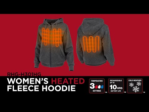 Radians RHG-H301 Women's Heated Fleece Hoodie Video