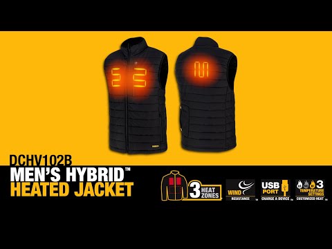 DEWALT DCHV095 Men's Lightweight Heated Puffer Vest Video Overview