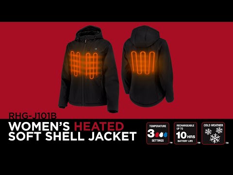 RHG-J101 Women's Heated Soft Shell Jacket Video