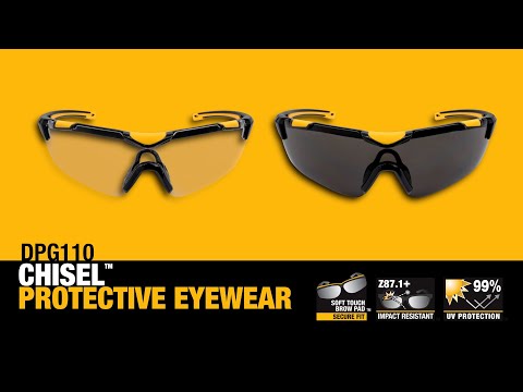 DEWALT DPG110 Chisel Safety Glasses Video