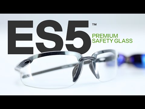 Crossfire ES5 Safety Glasses with Crystal Brown Frame and HD Brown Flash Mirror Lens Video