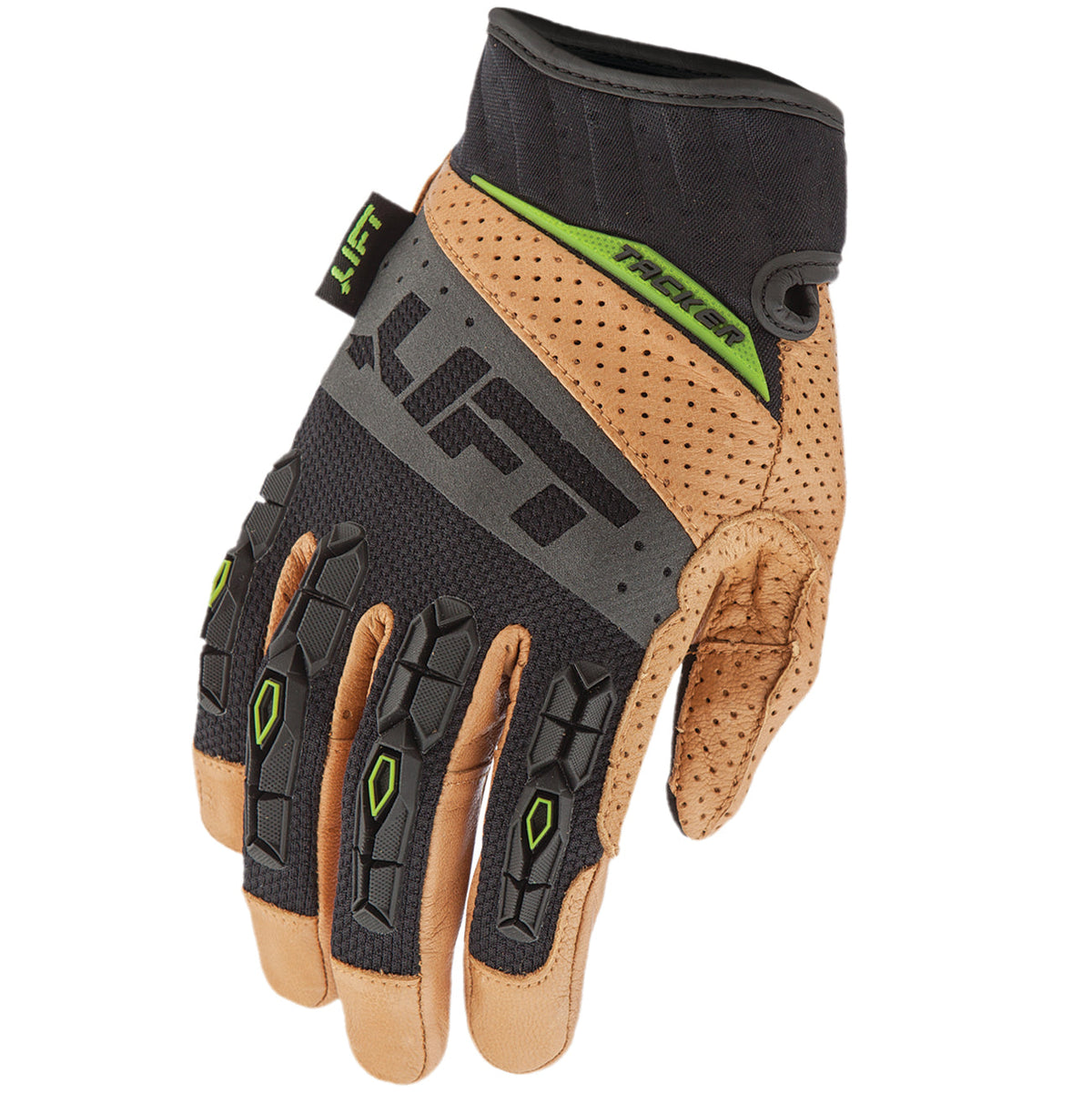Lift Safety Tacker Brown/Black Gloves