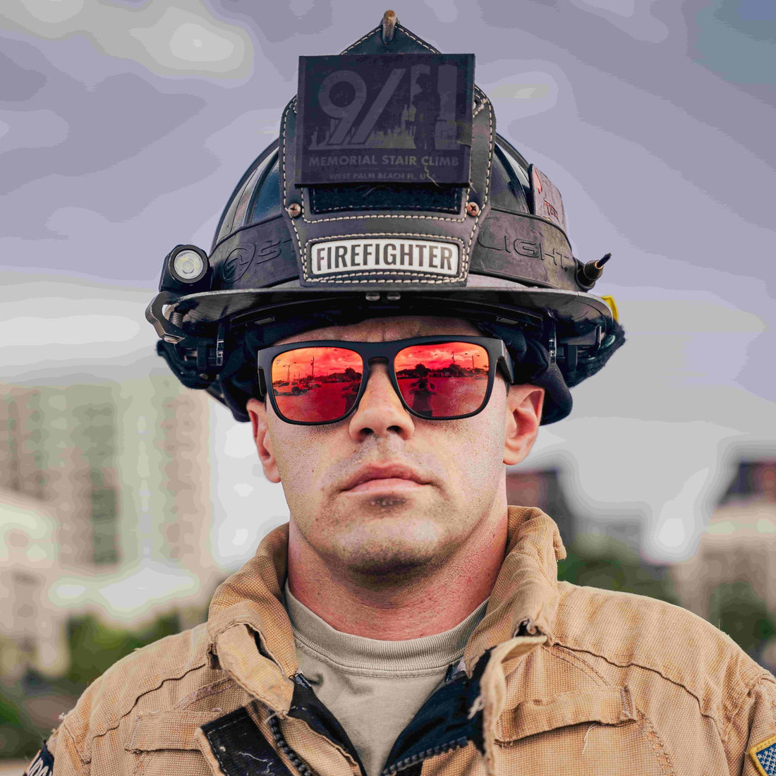 Frontline Optics Pomona Crimson Z87 Polarized Sunglasses