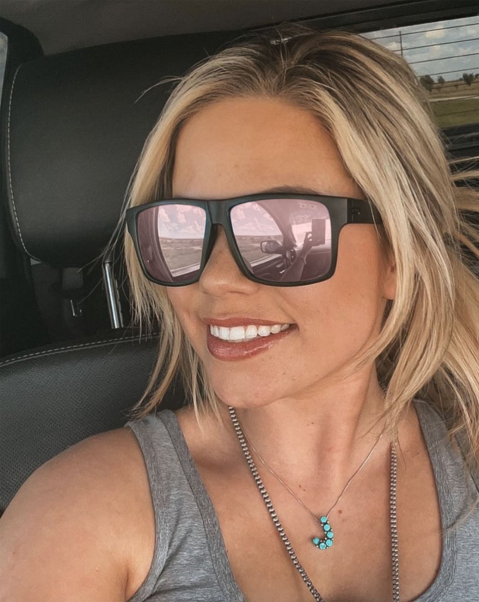 TOROE RANGE Limited Pink Polarized Sunglasses-5