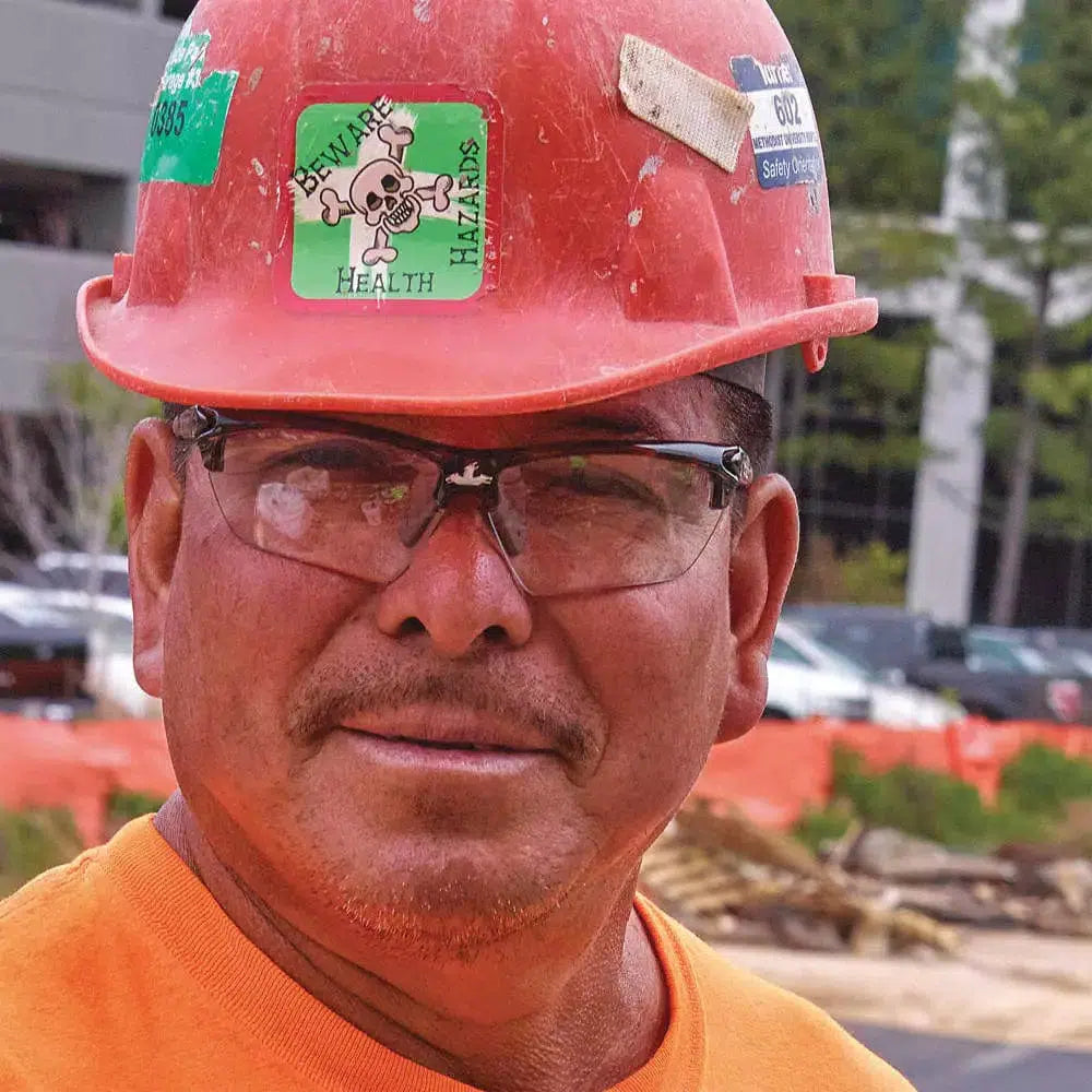 MCR Safety Dominator DM3 Bifocal Safety Glasses worn on the job