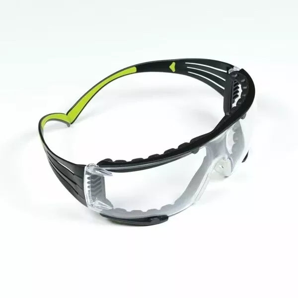 3M SecureFit Safety Glasses SF401AF-FM with Foam-Padding and Clear Anti-Fog Lenses Top
