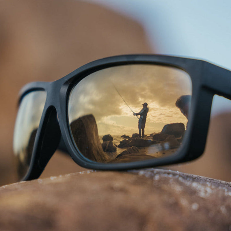 Detour Breach XL Z87+ Safety Glasses with Matte Black Frame and Polarized 24k Gold Lens-BREACH_XL-534-Safety Glasses USA-4