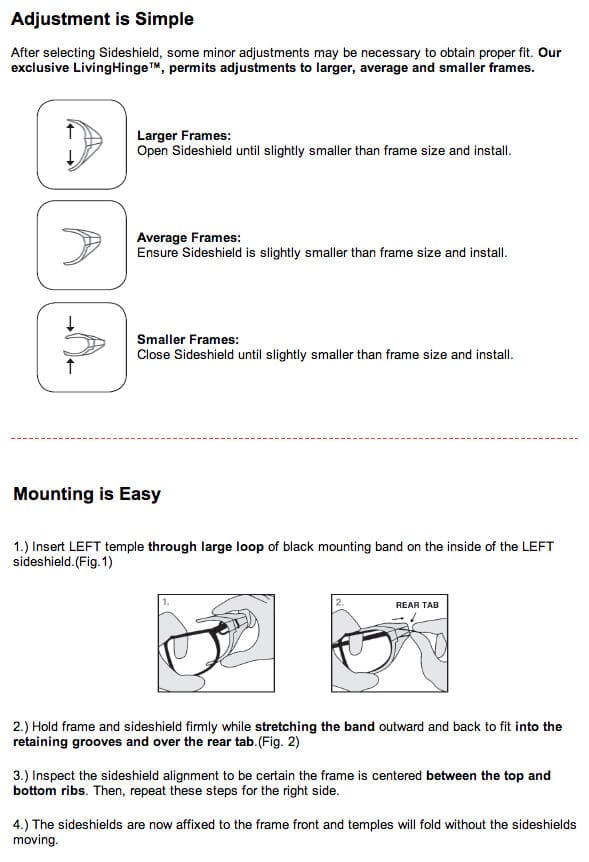 Safety Optical B-27 Sun Mate Tinted Sideshields Small (One Pair)-B-27-Safety Glasses USA-3